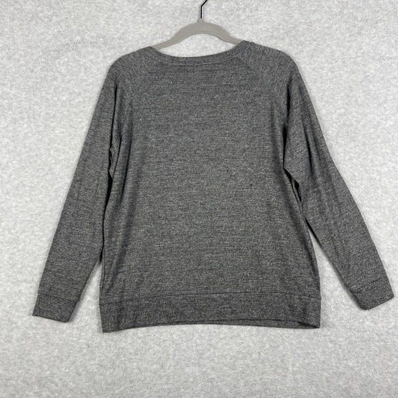 Nation‎ LTD Heather Gray Pullover Sweatshirt Womens S Minimalist Quiet Luxury - Picture 2 of 9